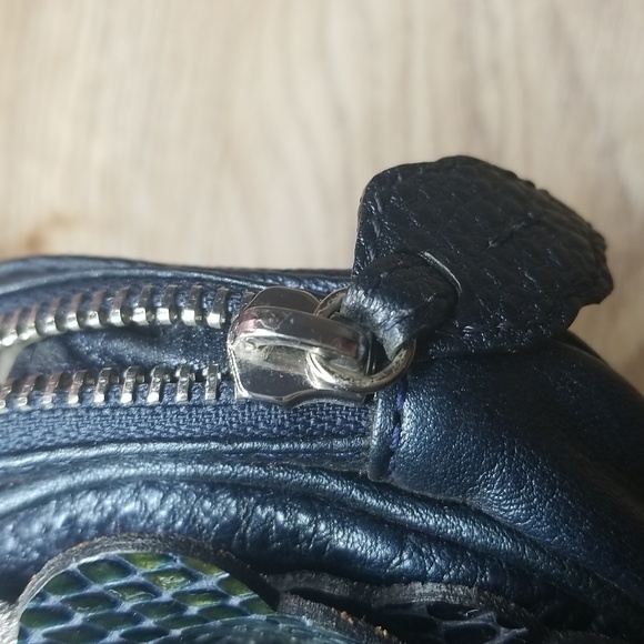 Brighton Rhapsody Sapphire 3D Flower Blue Pouch Wristlet - Picture 16 of 16